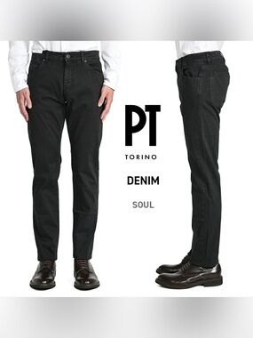 PT05 black Soul slim jeans size 34